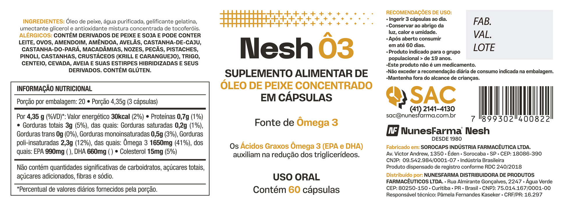 Bula Nesh Omega 3